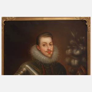 Emil Friberg, Adliger in Rüstung