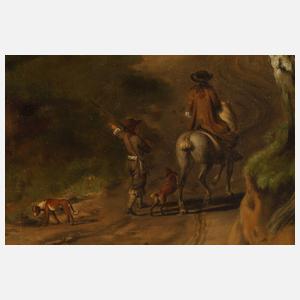 Herbstliche Landstraße nach Jan Wijnants