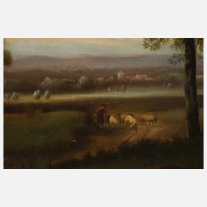 Herbstliche Landstraße nach Jan Wijnants