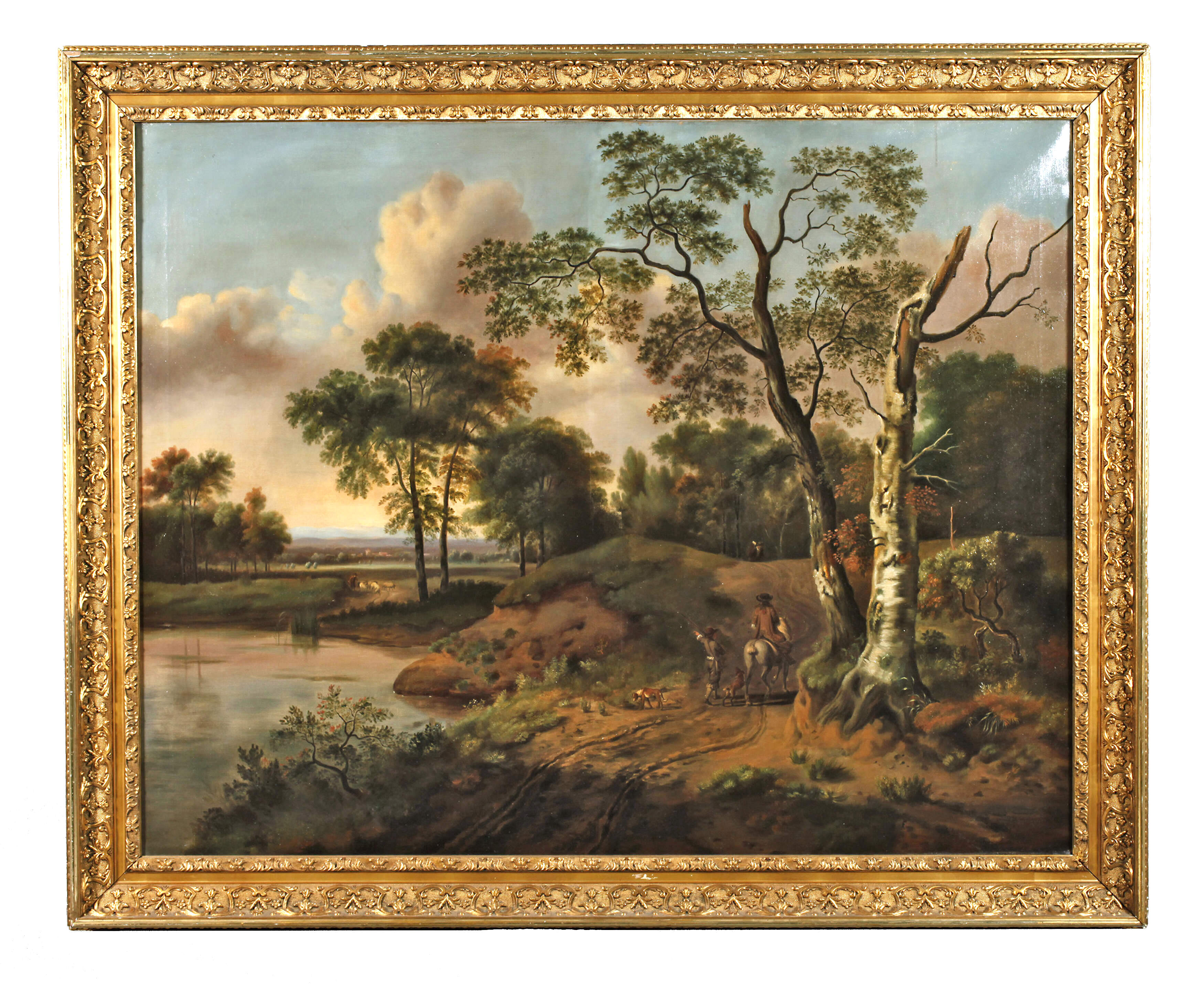 Herbstliche Landstraße nach Jan Wijnants