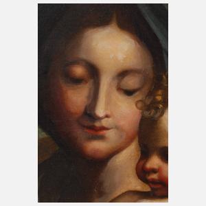 "Madonna des Heiligen Hieronymus" nach A. da Correggio