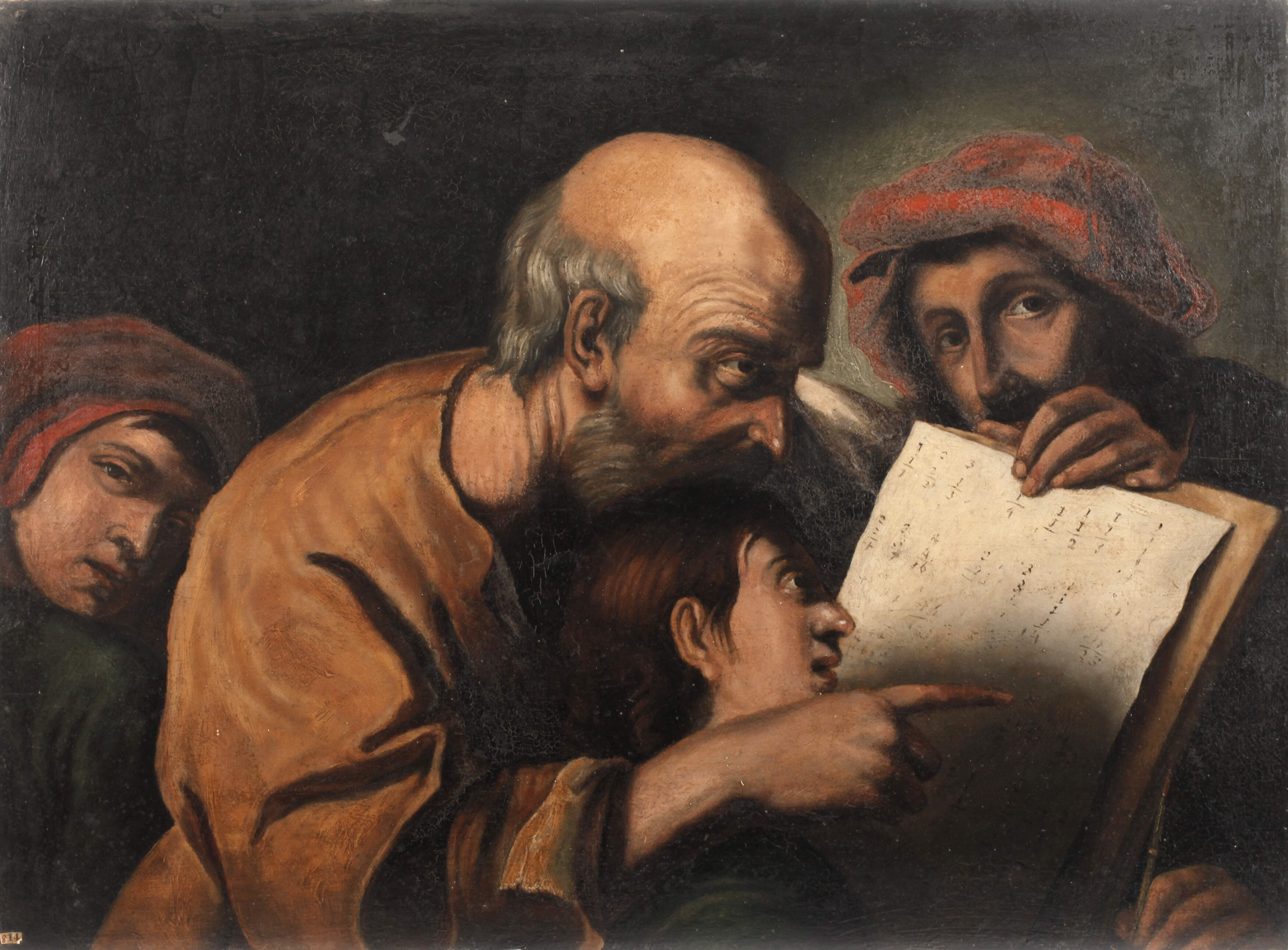 "Der Mathematiklehrer" nach Pietro della Vecchia