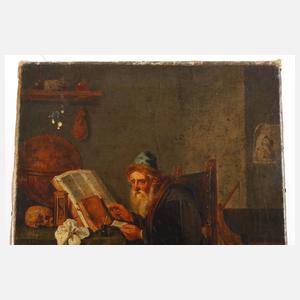 "Der Philosoph" nach David Teniers dem Jüngeren