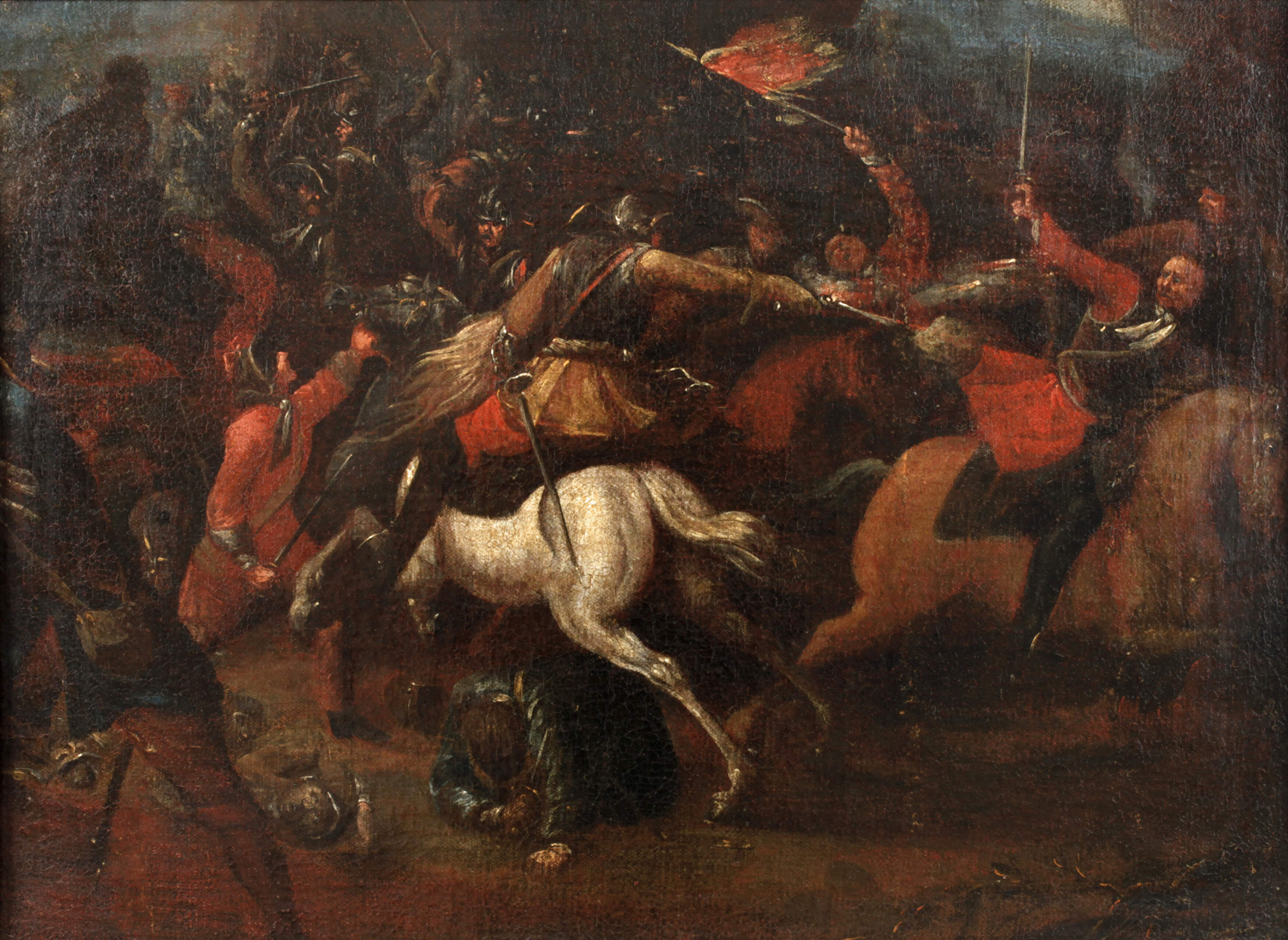 Barockes Schlachtengemälde