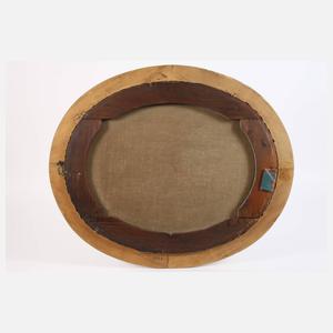 Ovales spätbarockes Herrenportrait