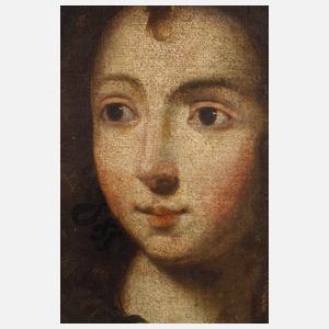 Barockes Mädchenportrait