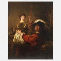 Qualitätvolle Wiederholung nach Rembrandt111