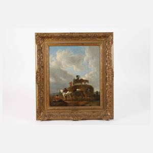 Wiederholung nach Jan Wouwerman, Die Heuernte