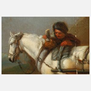 Wiederholung nach Jan Wouwerman, Die Heuernte