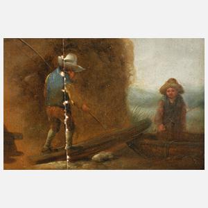 Wiederholung nach Jan Wouwerman, Die Heuernte