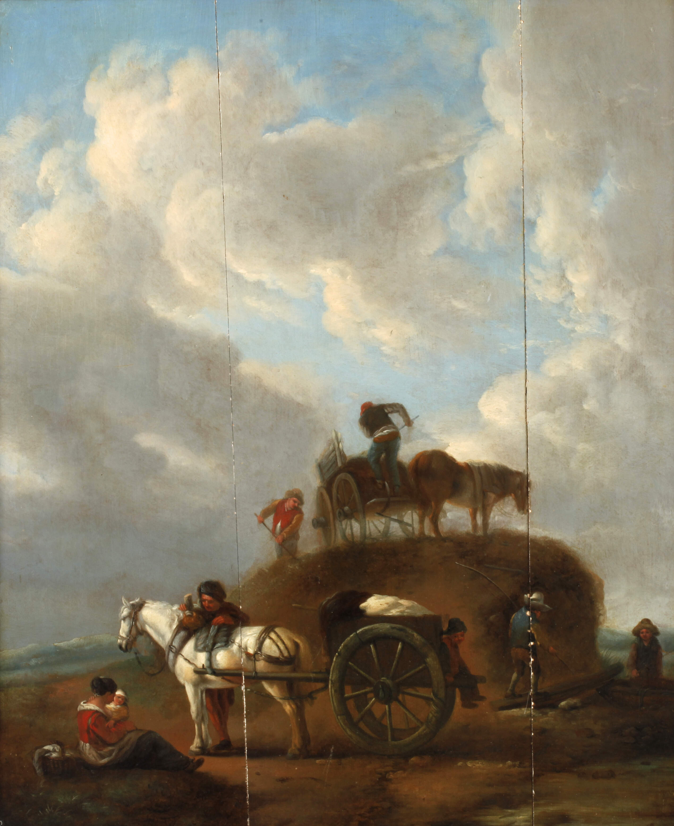 Wiederholung nach Jan Wouwerman, Die Heuernte