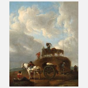 Wiederholung nach Jan Wouwerman, Die Heuernte