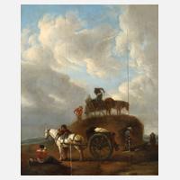 Wiederholung nach Jan Wouwerman, Die Heuernte111