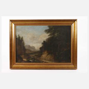 Altmeisterliche Flusslandschaft