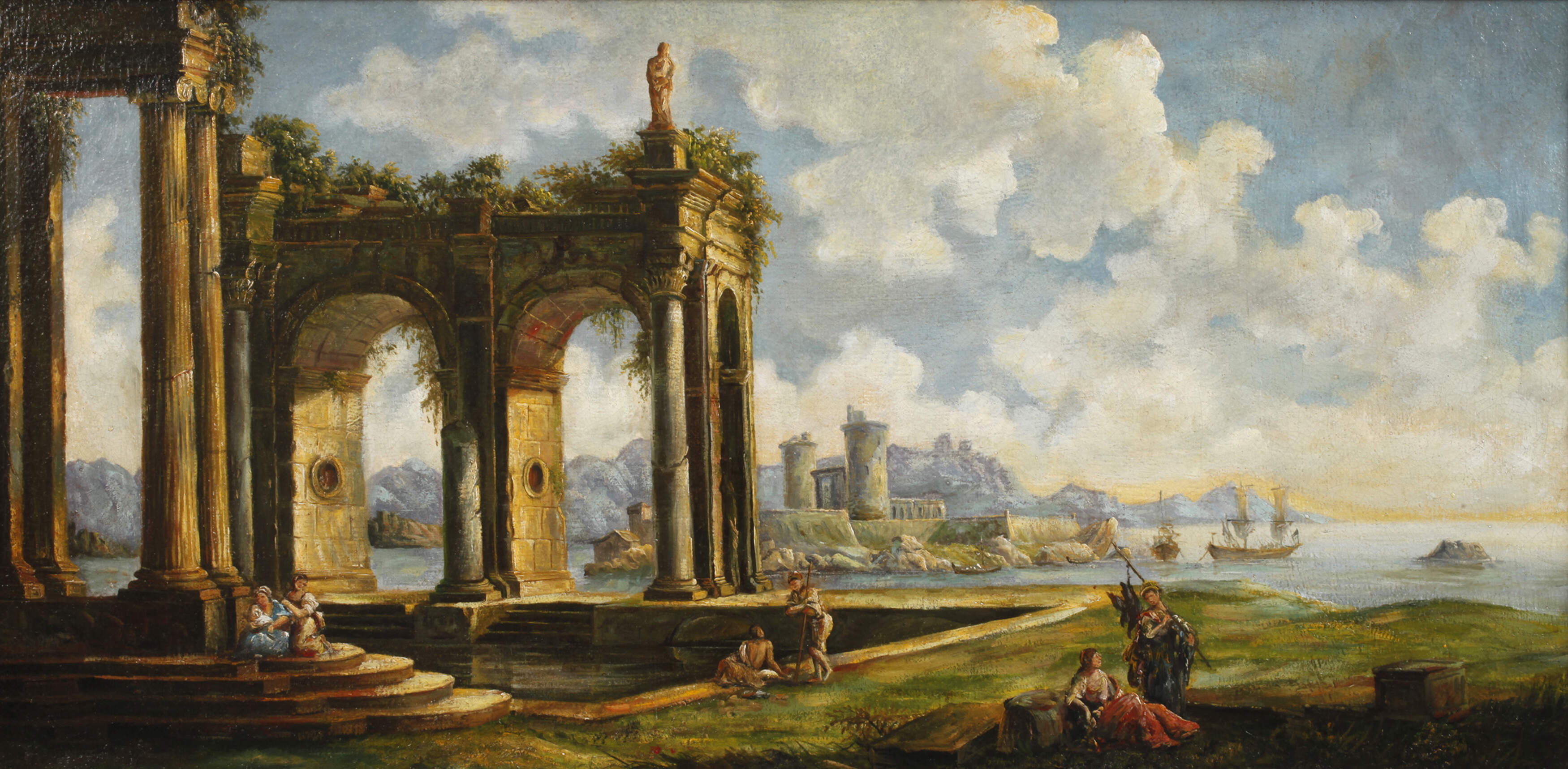 Mediterrane Ruinenlandschaft