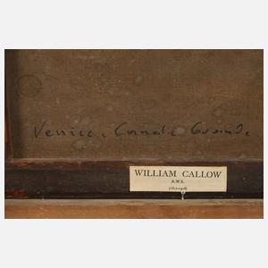 William Callow, attr., Am Canal Grande in Venedig