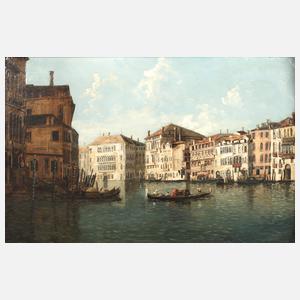 William Callow, attr., Am Canal Grande in Venedig