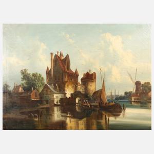 J. C. Gessnitzer, Niederländischer Hafen