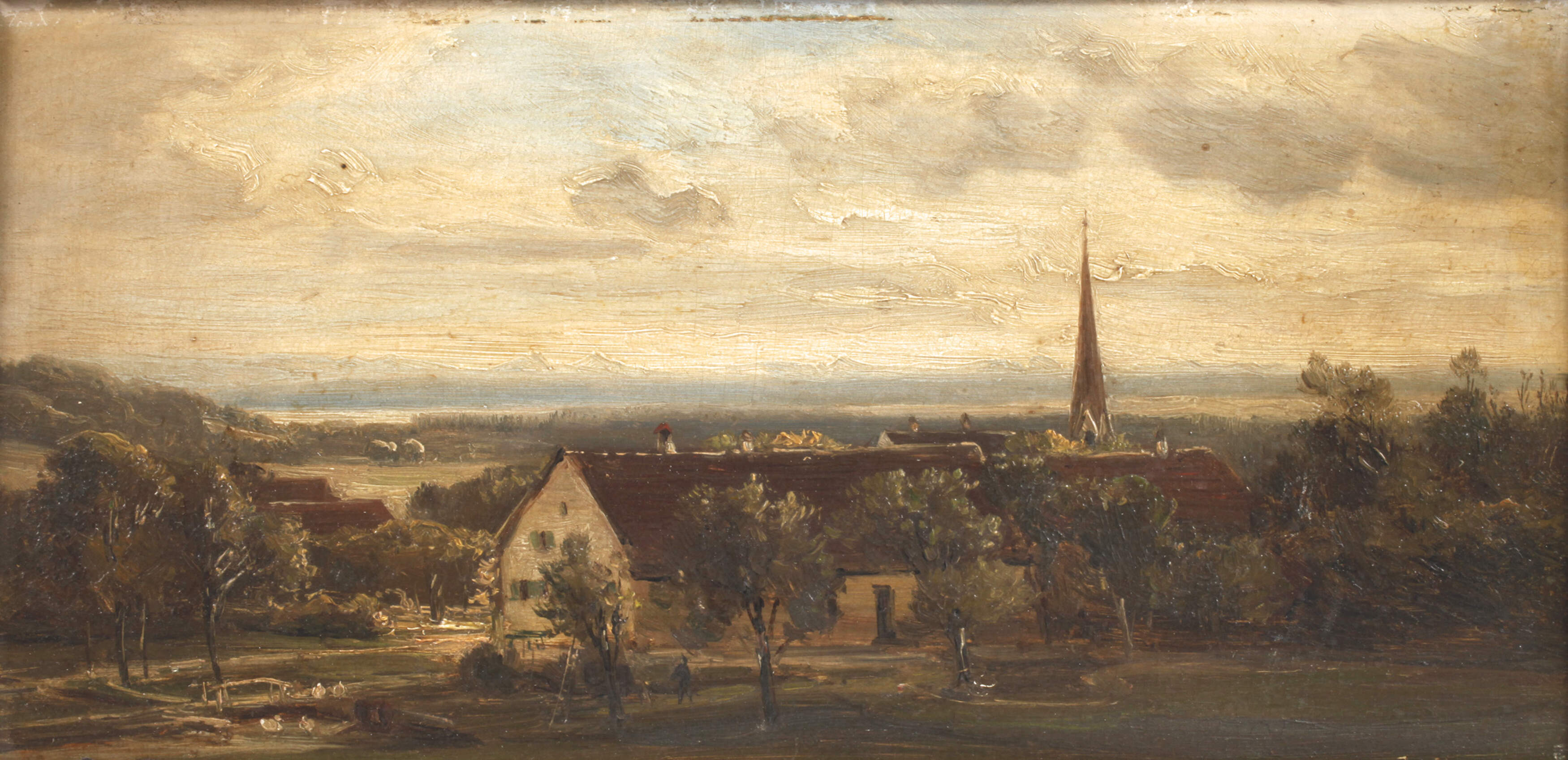 Josef Hahn, Ländliche Szene