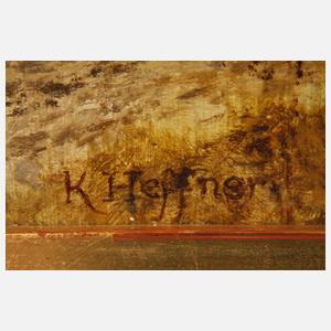 Karl Heffner, attr., Herbstliche Seelandschaft