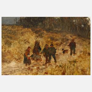 Karl Heffner, attr., Herbstliche Seelandschaft