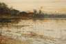 Karl Heffner, attr., Herbstliche Seelandschaft