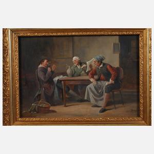 August Knoop, Im Wirtshaus