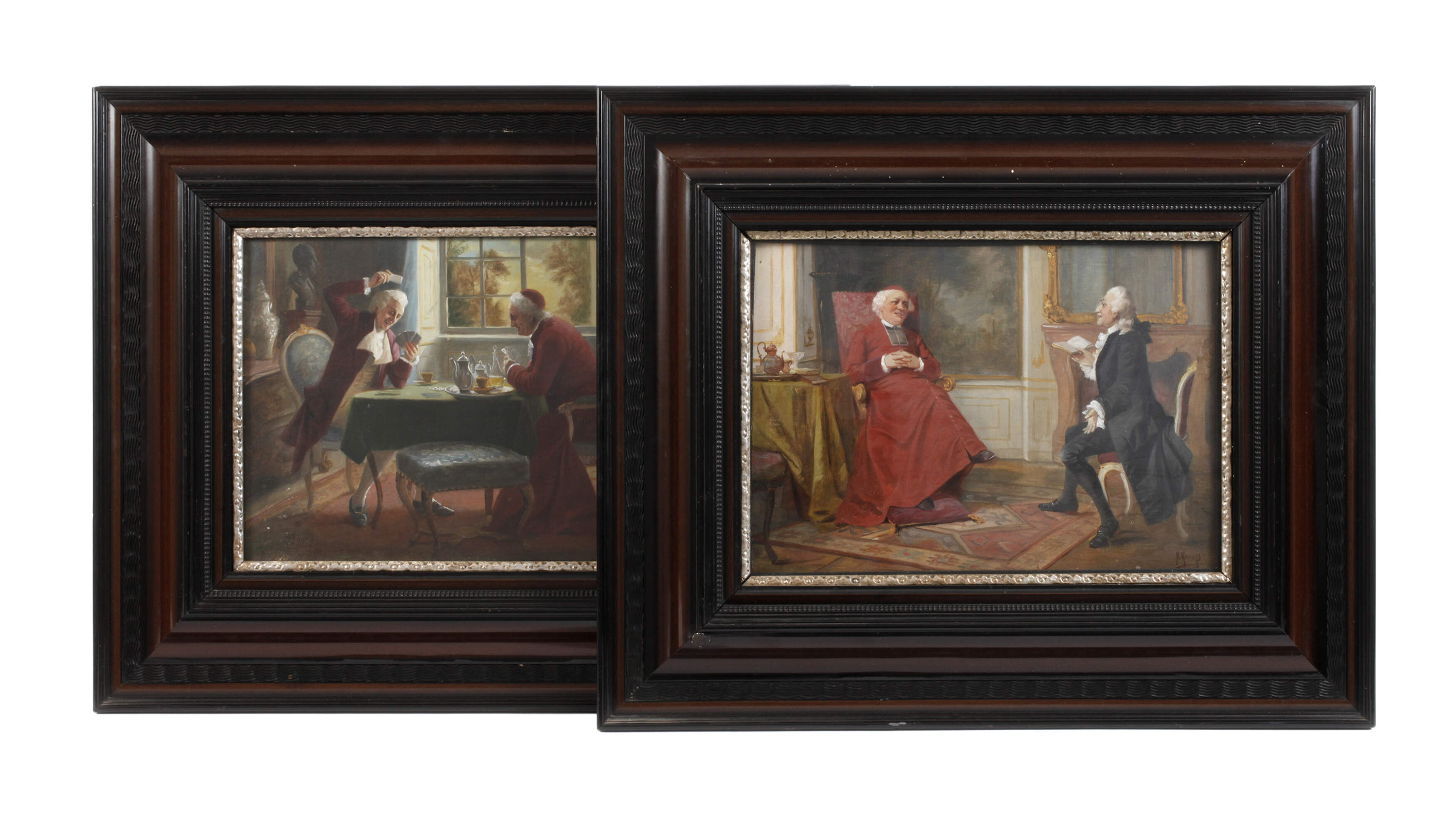 August Knoop, Zwei Genreszenen