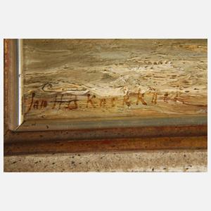 Jan Hermann Barend Koekkoek, Fischer am Strand