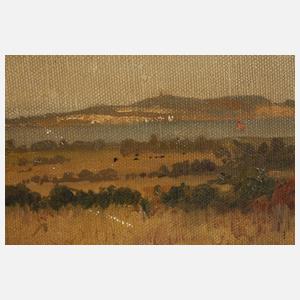 Hedwig von Lepel-Gnitz, attr., Motiv der Insel Gnitz