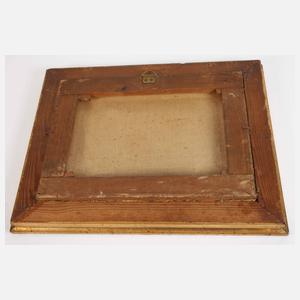 A. Mühlig, Mönch zwei Raubritter verfluchend