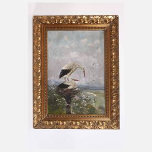 Moritz Müller-München, Störche im Nest