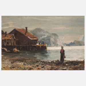 Adelsteen Normann, Norwegische Fjordlandschaft