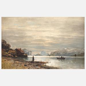 Adelsteen Normann, Norwegische Fjordlandschaft
