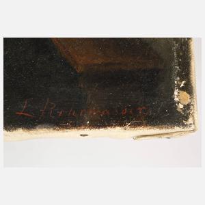 Laura Rohrwasser, Sinnender Bauer im Interieur