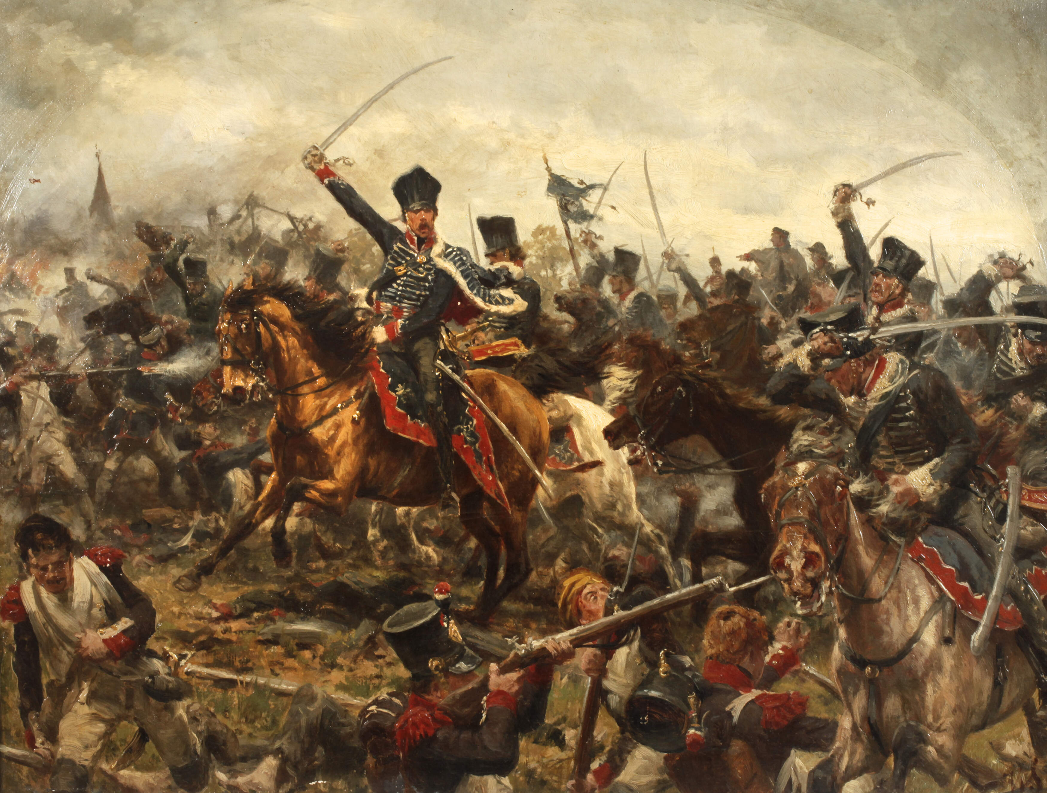 Werner Schuch, attr., Schlachtenszene