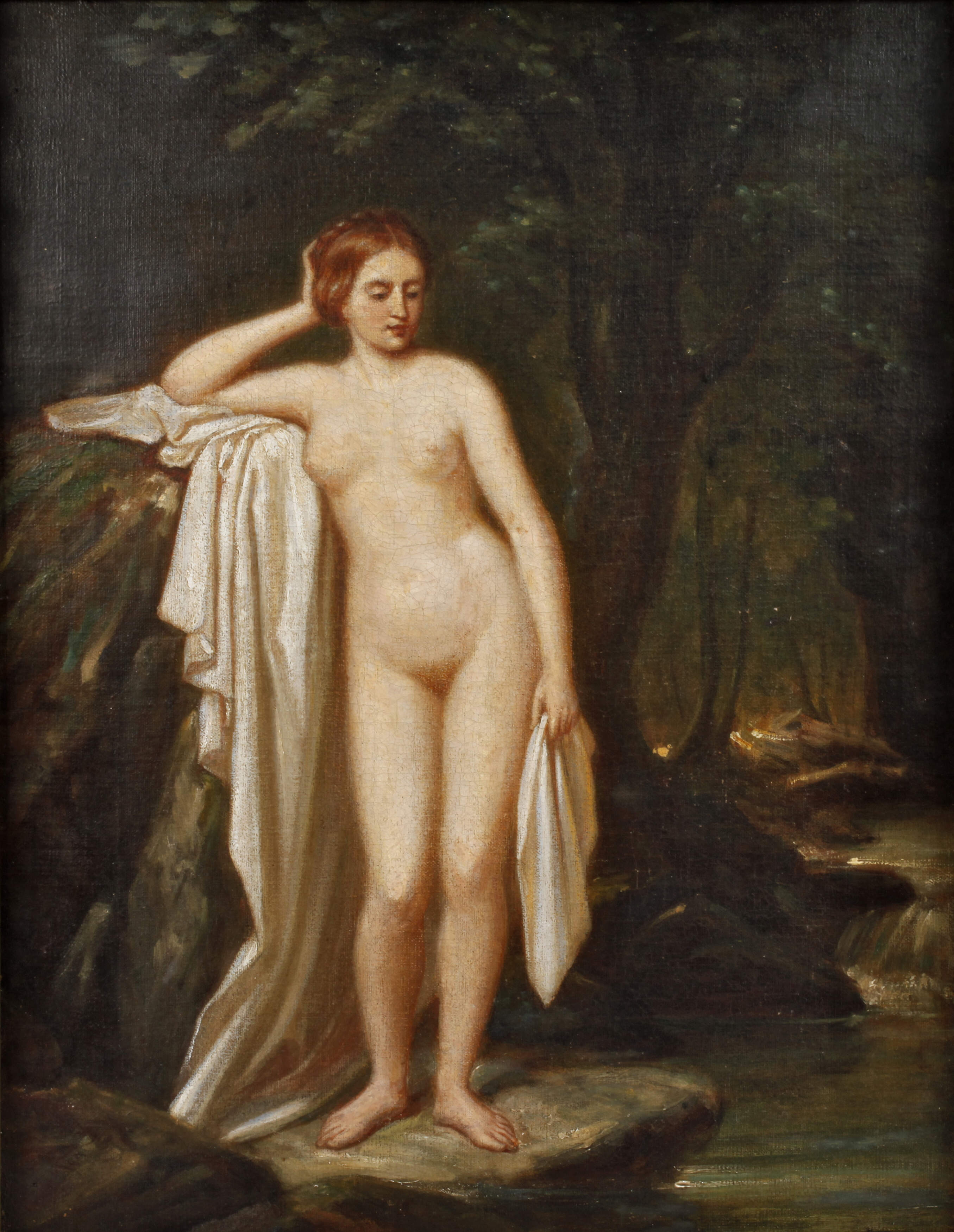 Engelbert Seibertz, Sinnender Akt am Wasser