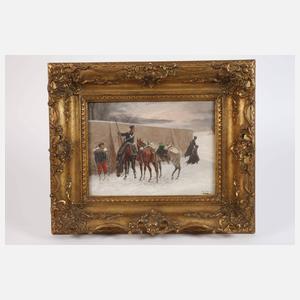 Christian Sell, Szene aus dem Deutsch-Französischen Krieg