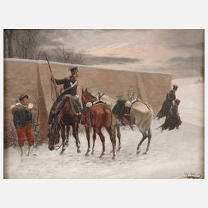 Christian Sell, Szene aus dem Deutsch-Französischen Krieg