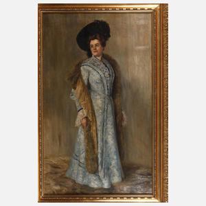 Theodor Wedepohl, attr., Damenbildnis