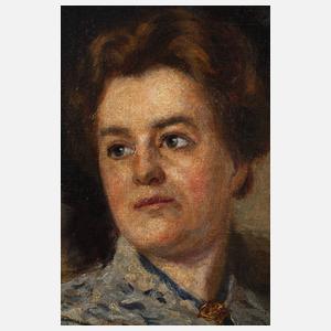 Theodor Wedepohl, attr., Damenbildnis