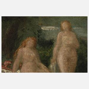 Studie mit badenden Mädchen