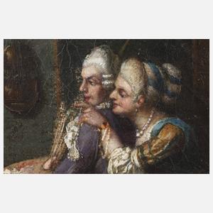 Amouröse Atelierszene