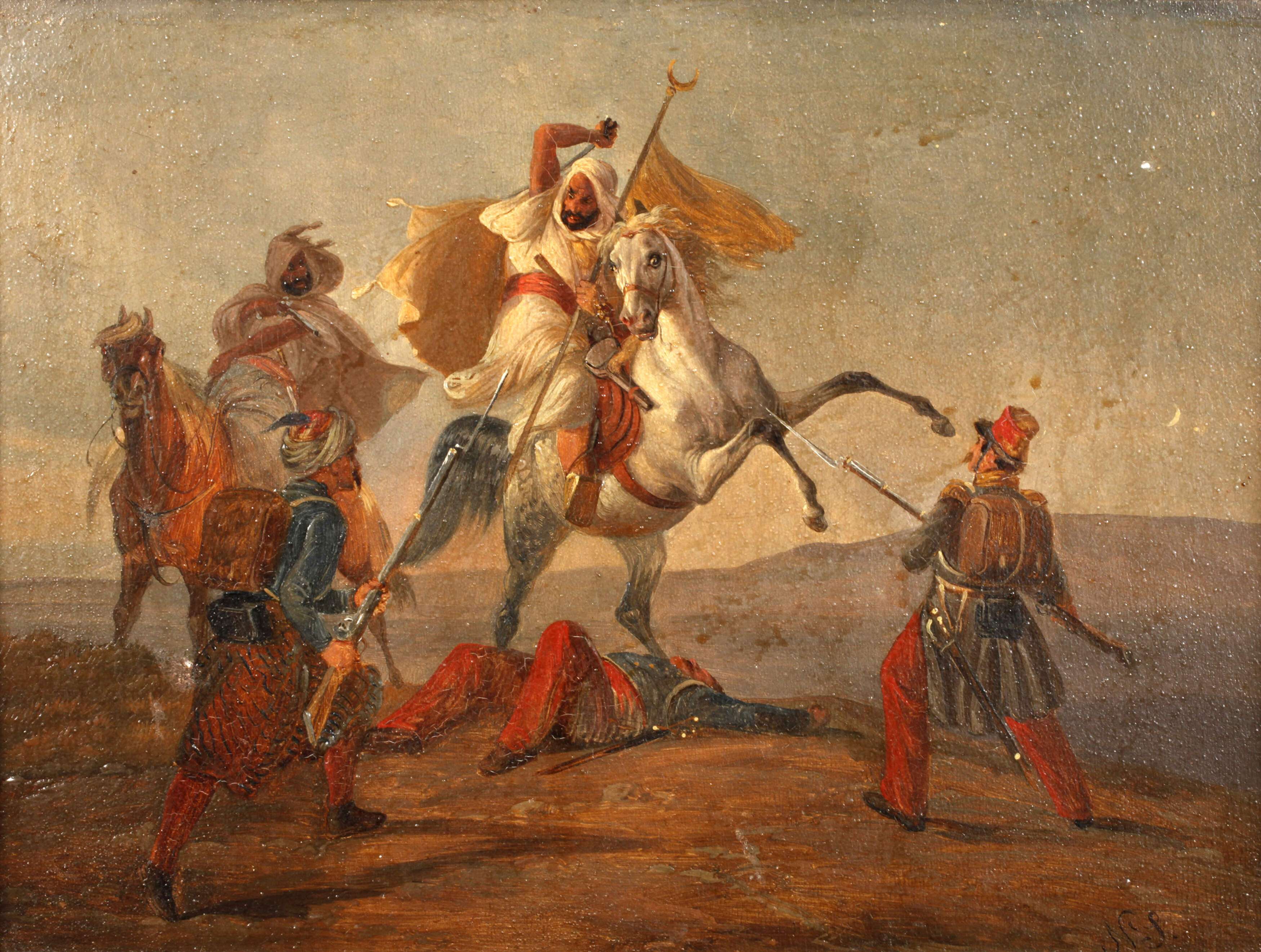 Kämpfende Osmanen