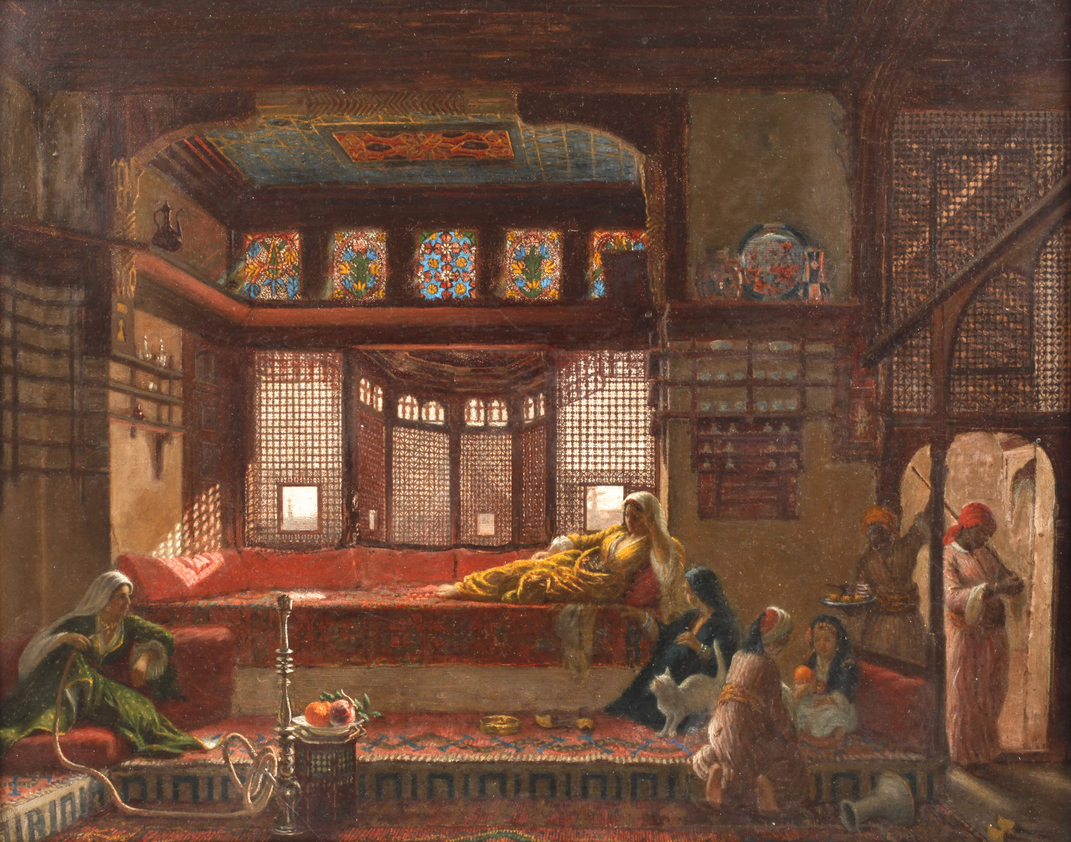 Frauen und Kinder im Harem