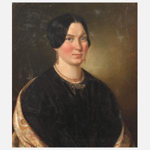 Damenportrait Biedermeier