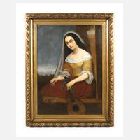 G. Ciardiello, Italienerin mit Mandoline111