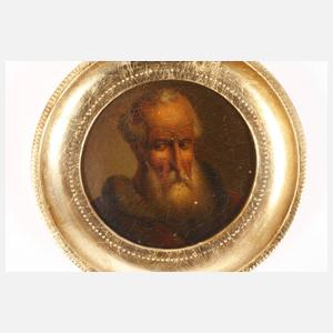 Lackmalerei Stobwasser, attr., Männerportrait