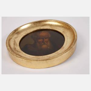 Lackmalerei Stobwasser, attr., Männerportrait