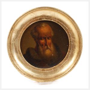 Lackmalerei Stobwasser, attr., Männerportrait